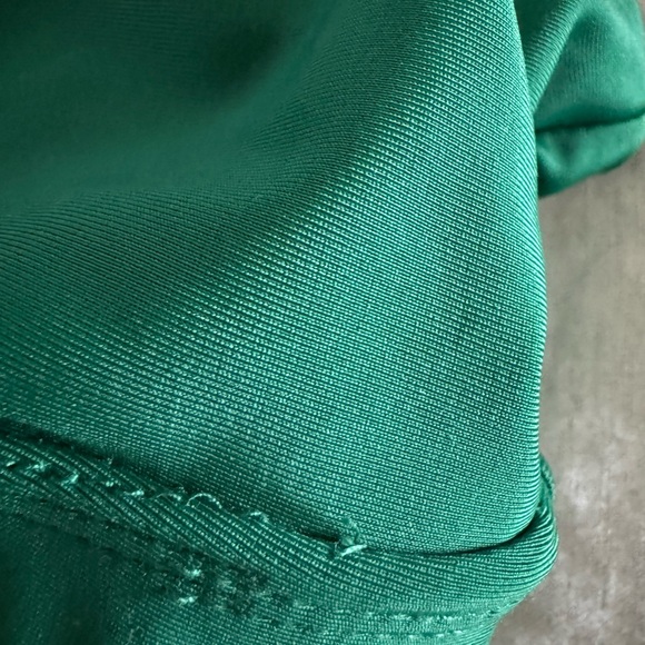 Cute green and yellow gold palm print tankini - Picture 5 of 9